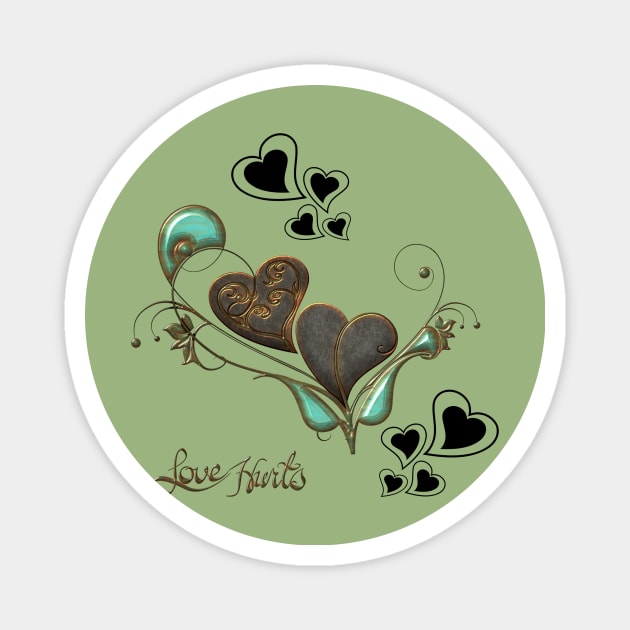 Wonderful hearts Magnet by Nicky2342